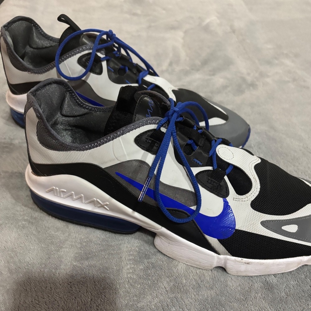 Nike Air Max Infinity 2 Black White Racer Blue Mens Size 14 CU9452-003